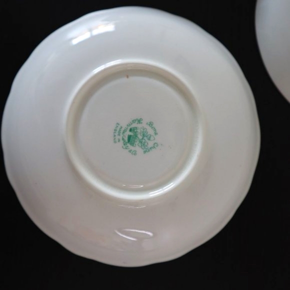 Hammersley Saucers Bone China Set of 4 / Hammersley Saucers China - Picture 6 of 10